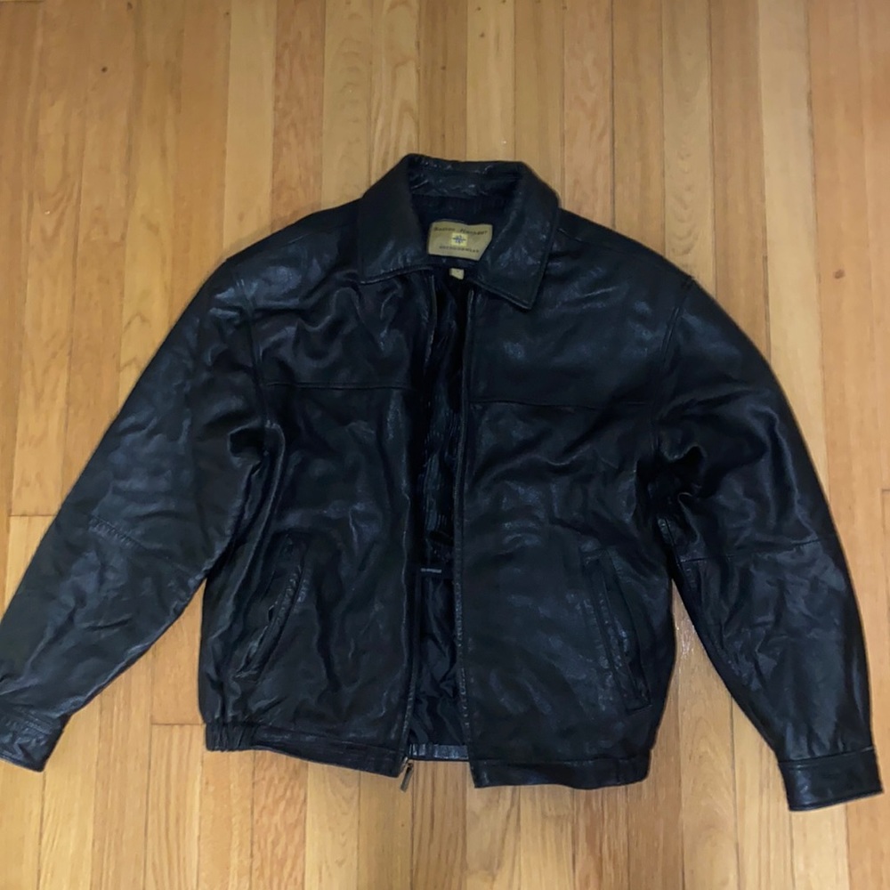 Boston Harbour Outdoorwear Genuine Leather Jacket - Small